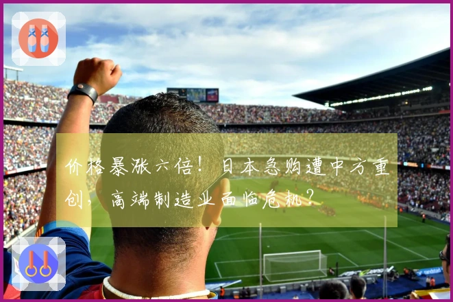 价格暴涨六倍！日本急购遭中方重创，高端制造业面临危机？